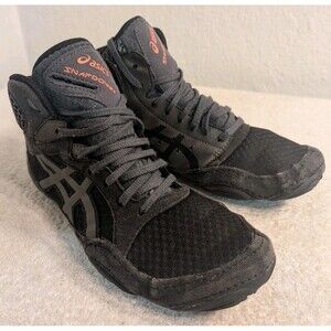 Asics Snapdown 3 Wrestling Shoes Men's Sz 6.5 Wide US Gray Black